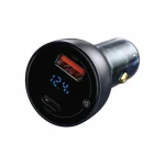 شارژر فندکی 65 وات باسئوس مدل Particular Digital Display QC+PPS - Image 2