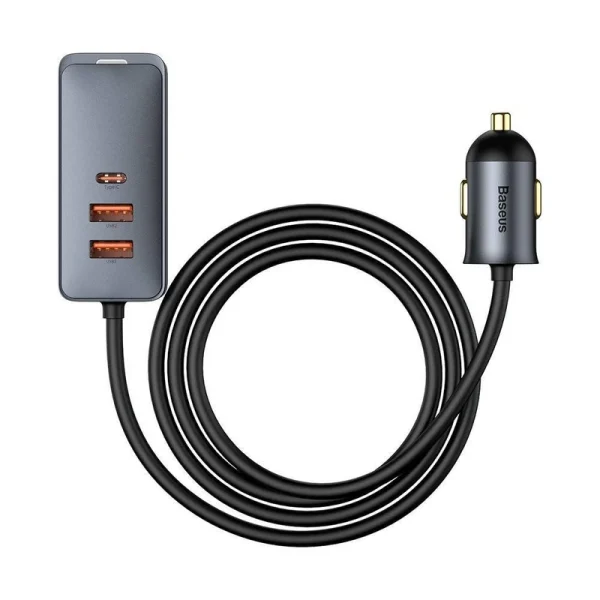 شارژر فندکی باسئوس مدل CCBT-B0G 120W