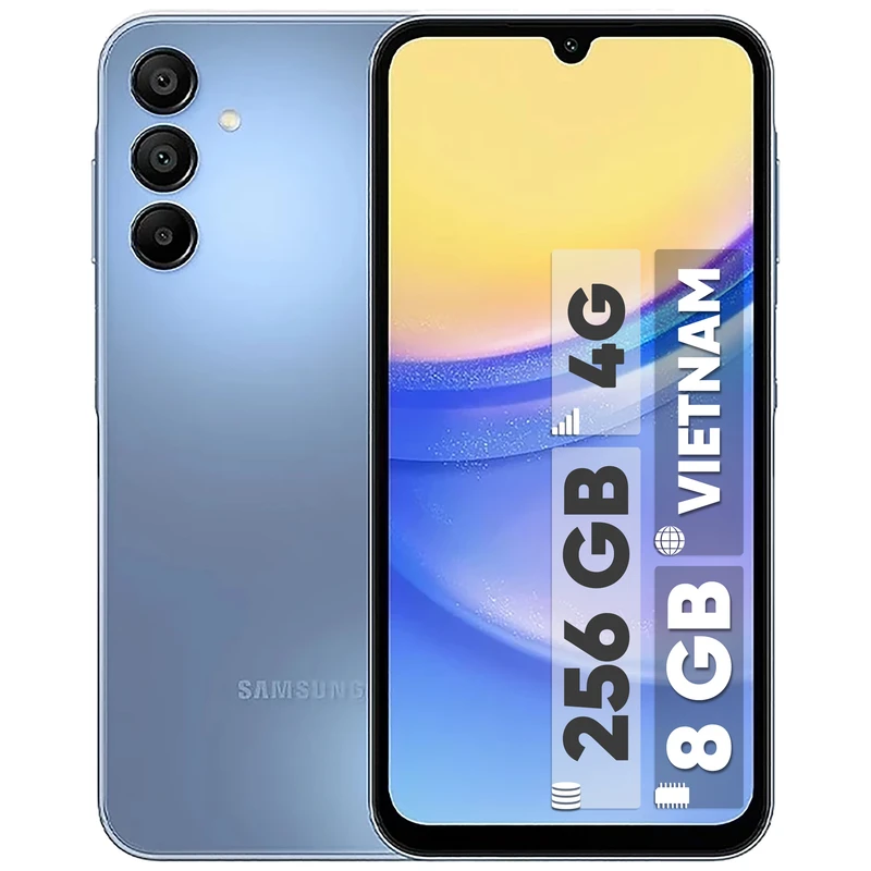 eb45bca03515836591113301617c1d07f0cd4b96_1726040057 گوشی موبایل سامسونگ مدل Galaxy A15 دو سیم کارت ظرفیت 256 گیگابایت و رم 8 گیگابایت - ویتنام - Image 1